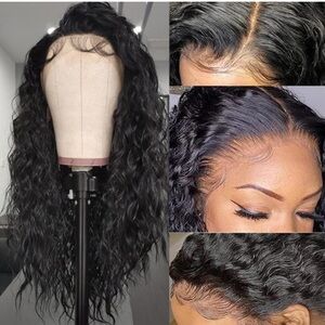 1B Curly Lace Wig